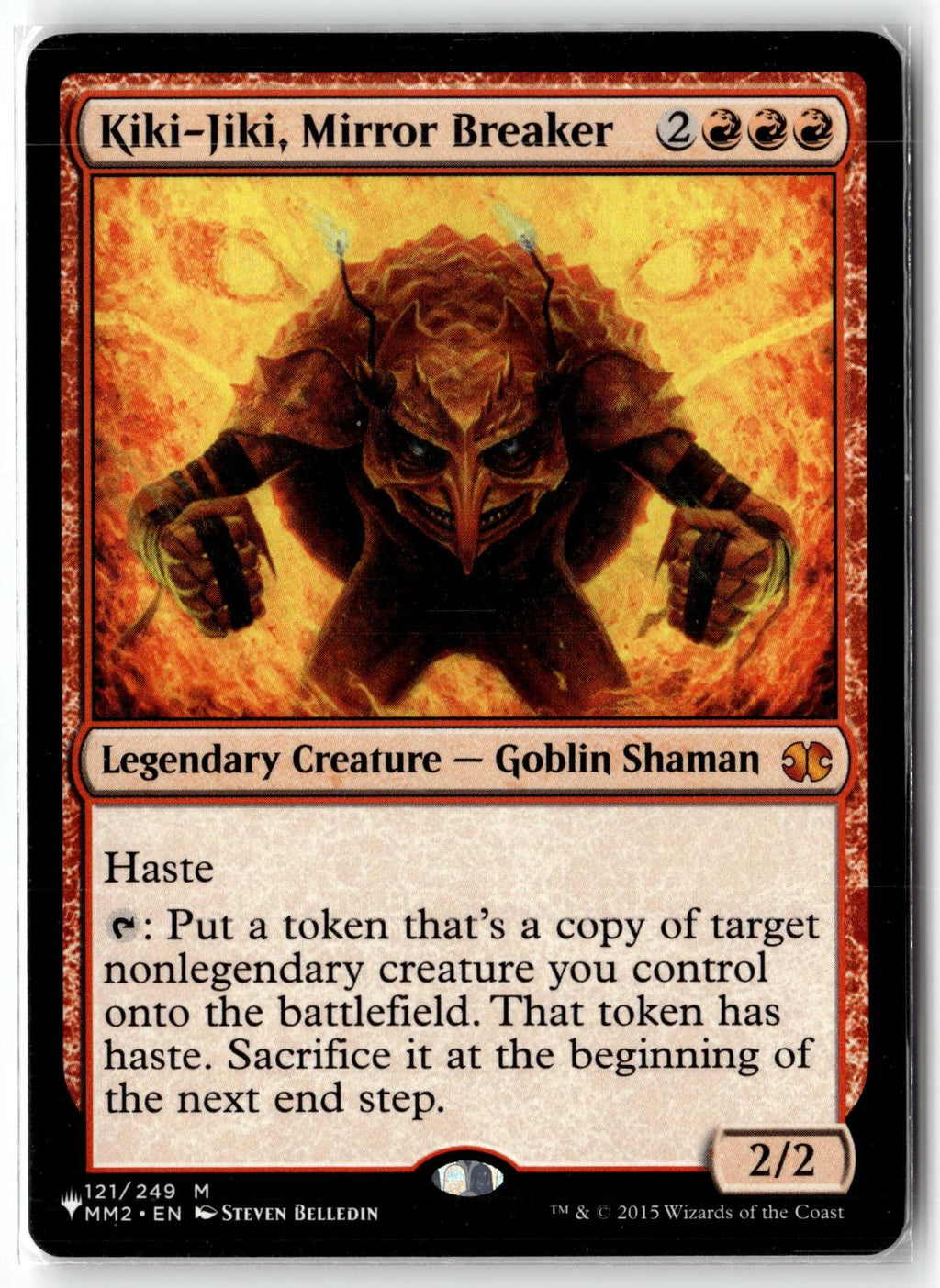 Kiki-Jiki, Mirror Breaker 121 Mythic Modern Masters 2015 Magic: The Gathering NM