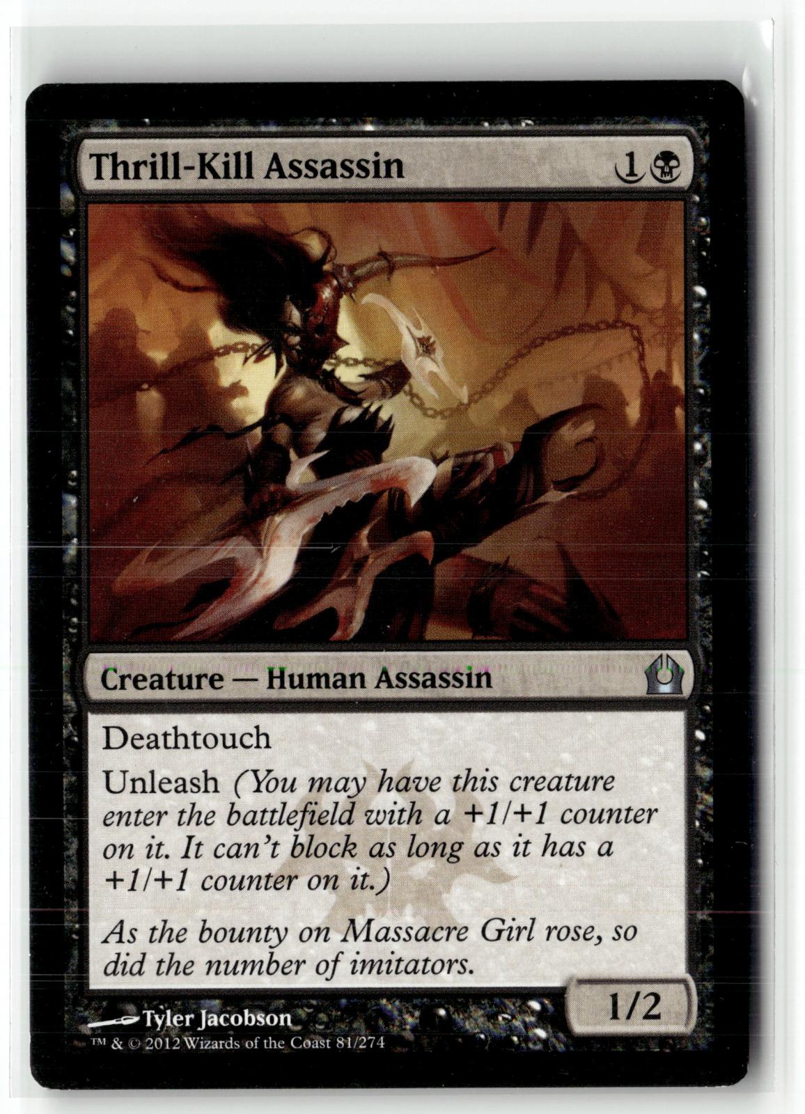 Thrill-Kill Assassin 81 Uncommon Return to Ravnica Magic: The Gathering NM
