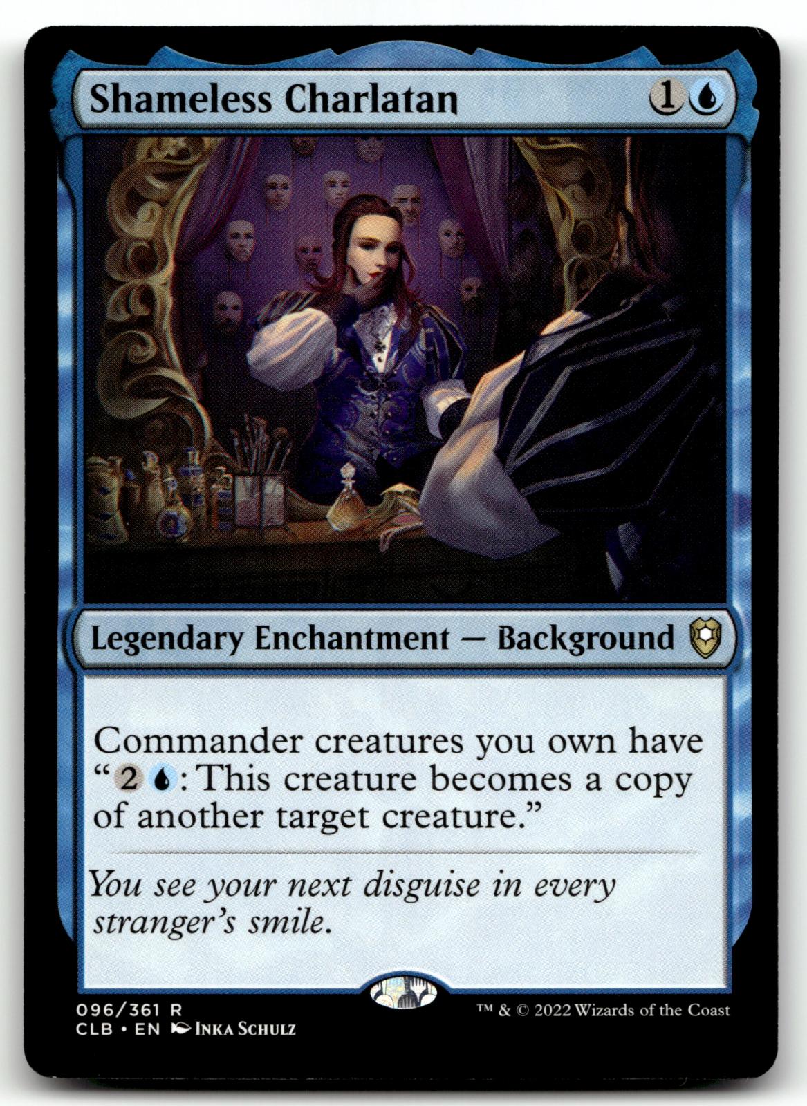 Shameless Charlatan 96 Commander Legends: Battle for Baldur's Gate Magic: The Gathering NM