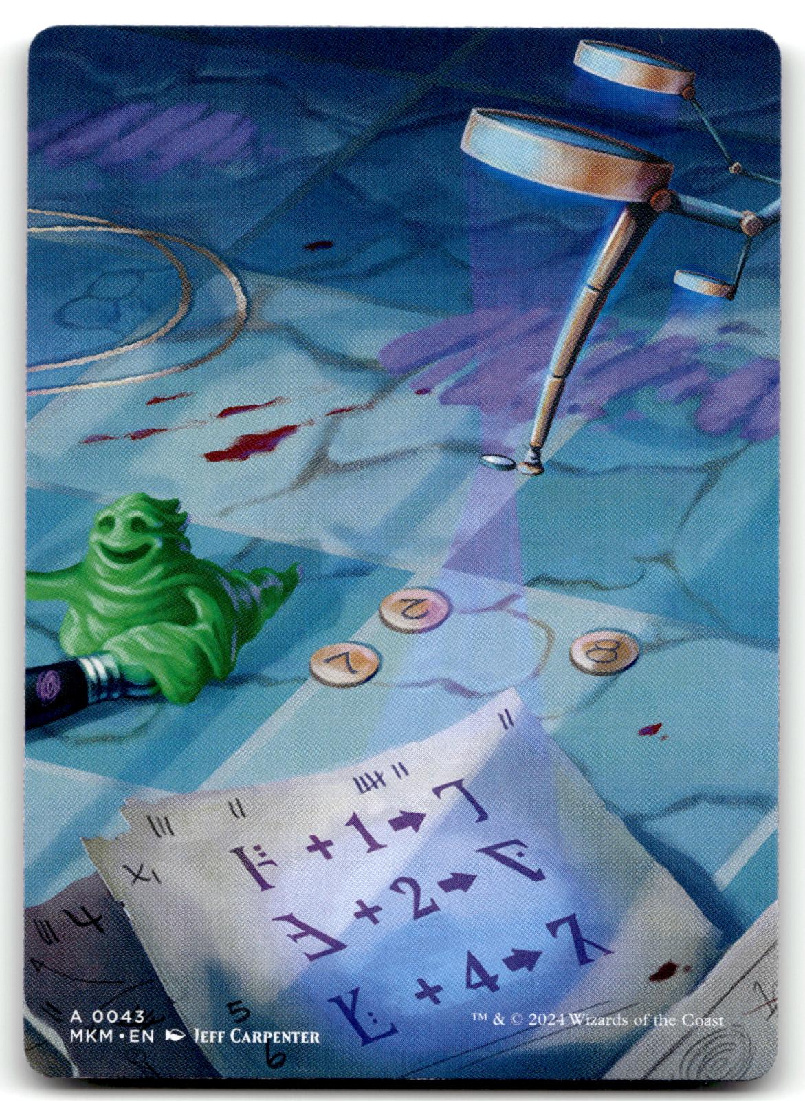 Clue (0016) // A 0043 Double-Sided Token 16 // 43 Murders at Karlov Manor Magic: