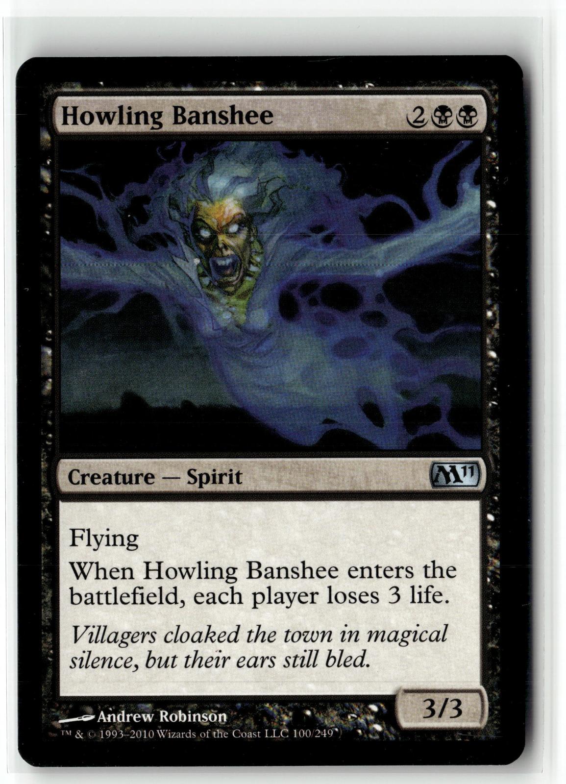 Howling Banshee 99 Uncommon Magic 2010 (M10) Magic: The Gathering Near Mint