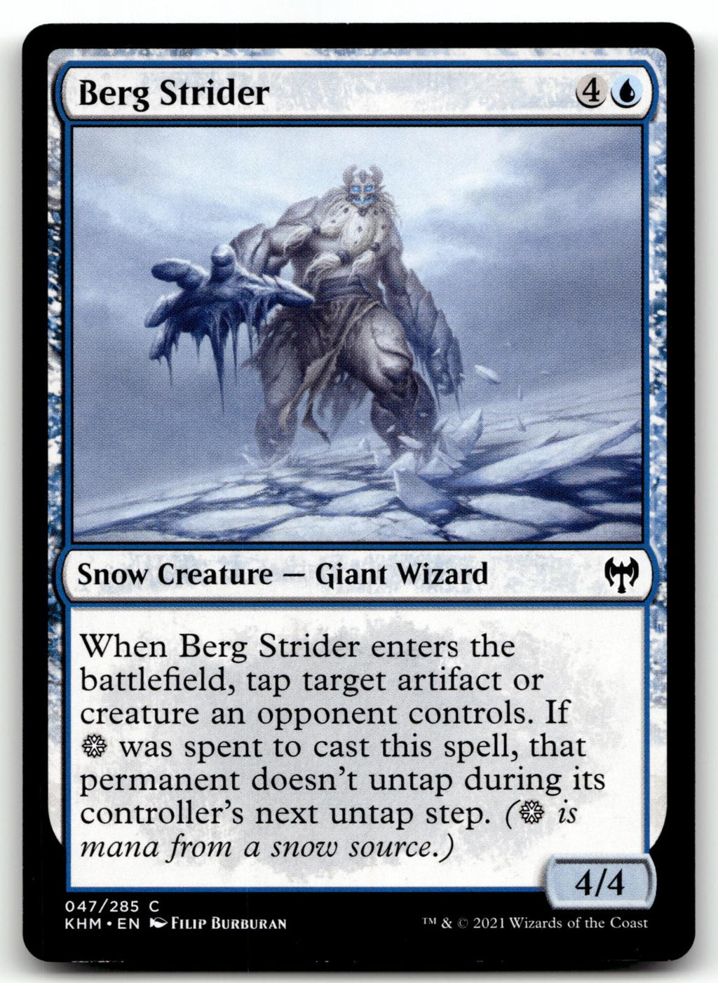 Berg Strider 47 Common Kaldheim Magic: The Gathering Near Mint