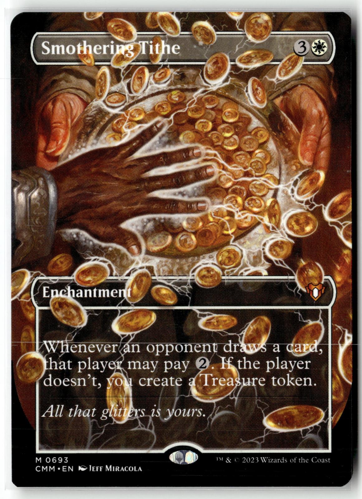 Smothering Tithe (Borderless) 693 Commander Masters Magic: The Gathering NM