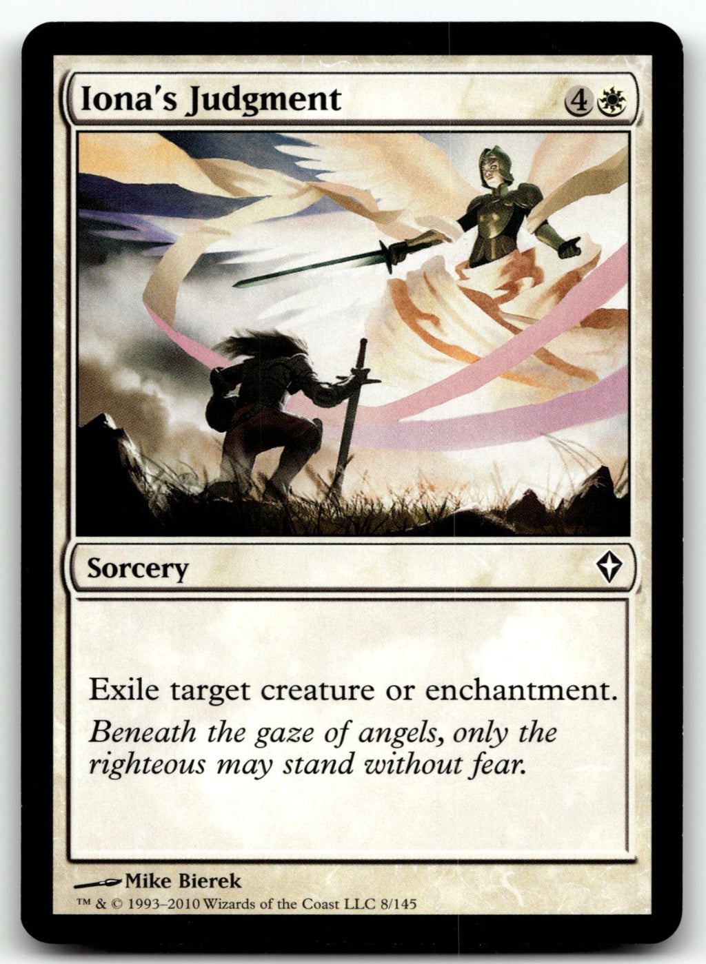 Iona's Judgment 8 Common Worldwake Magic: The Gathering Near Mint