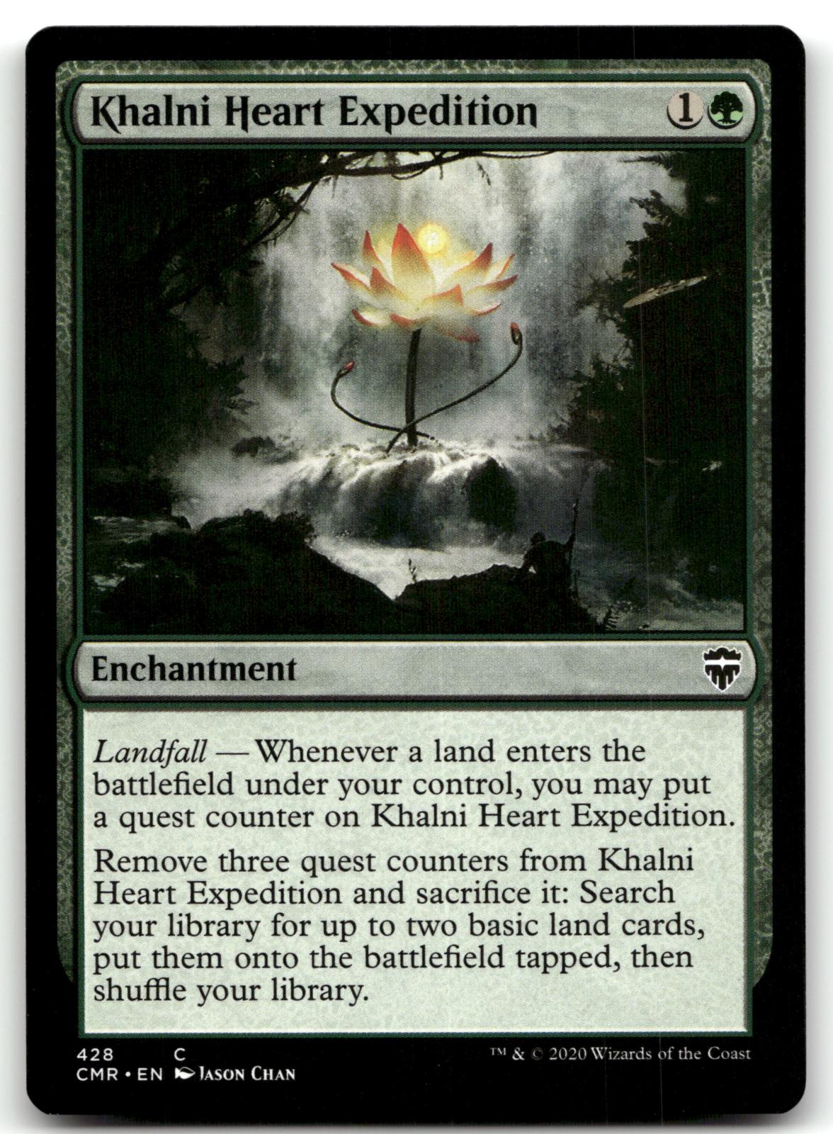 Khalni Heart Expedition 428 Common Commander Legends Magic: The Gathering NM