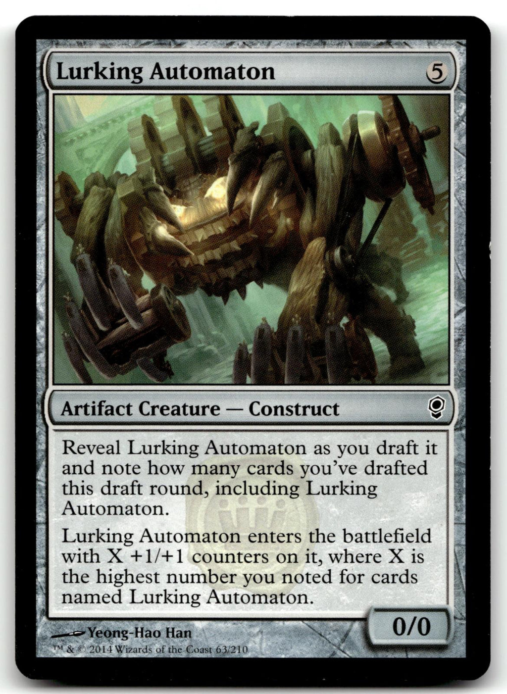 Lurking Automaton 63 Common Conspiracy Magic: The Gathering Near Mint