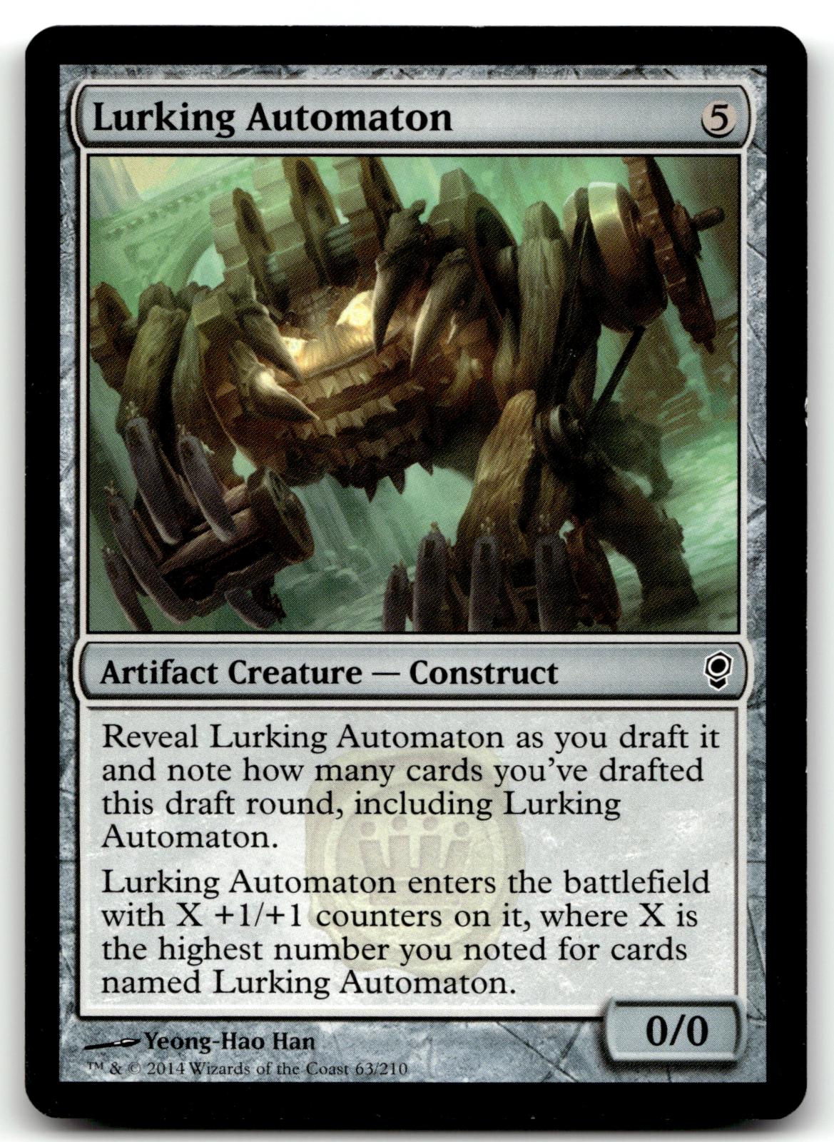 Lurking Automaton 63 Common Conspiracy Magic: The Gathering Near Mint
