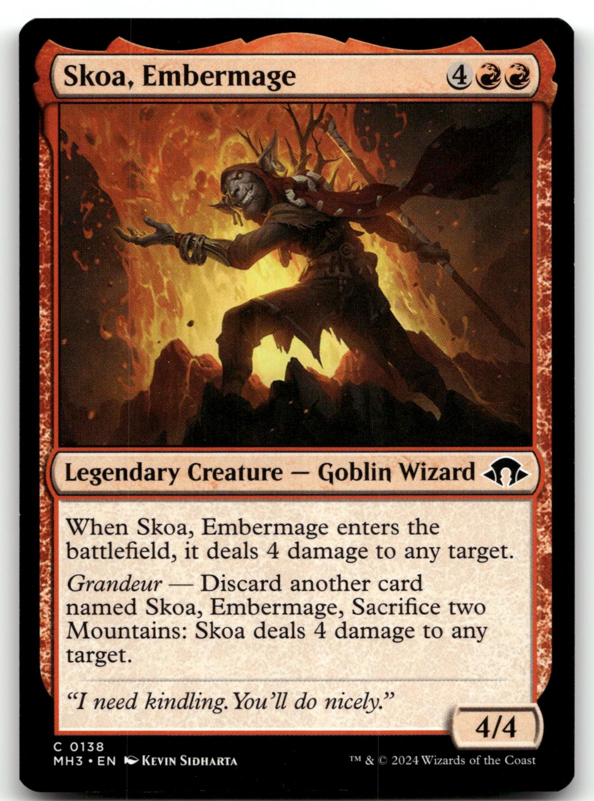 Skoa, Embermage 138 Common Modern Horizons 3 Magic: The Gathering Near Mint