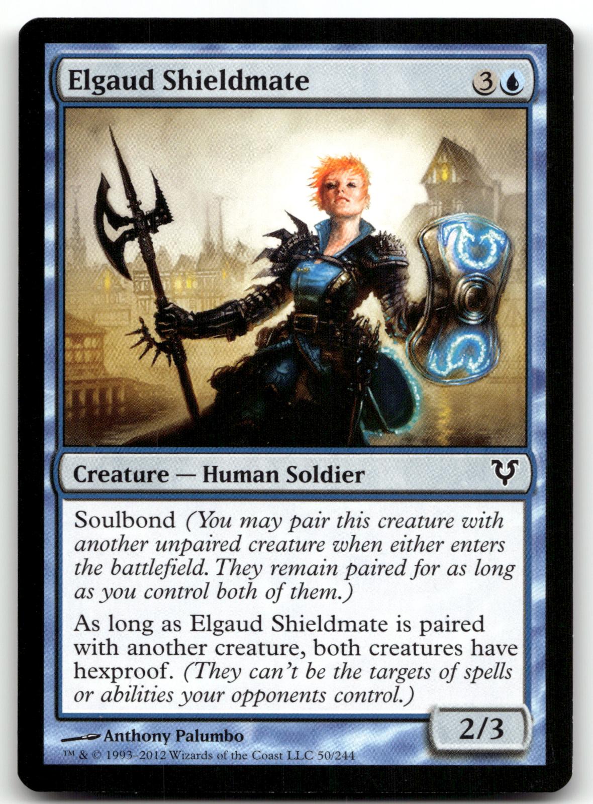 Elgaud Shieldmate 50 Common Avacyn Restored Magic: The Gathering Near Mint
