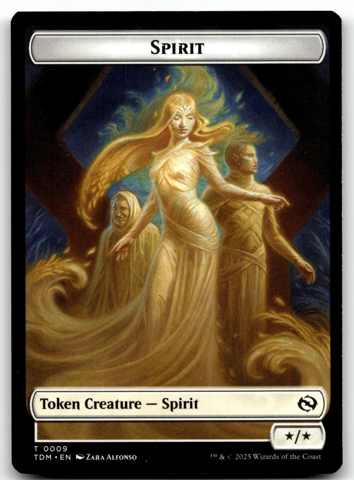 Spirit Token (001) 1 Token Masters 25 Magic: The Gathering Near Mint