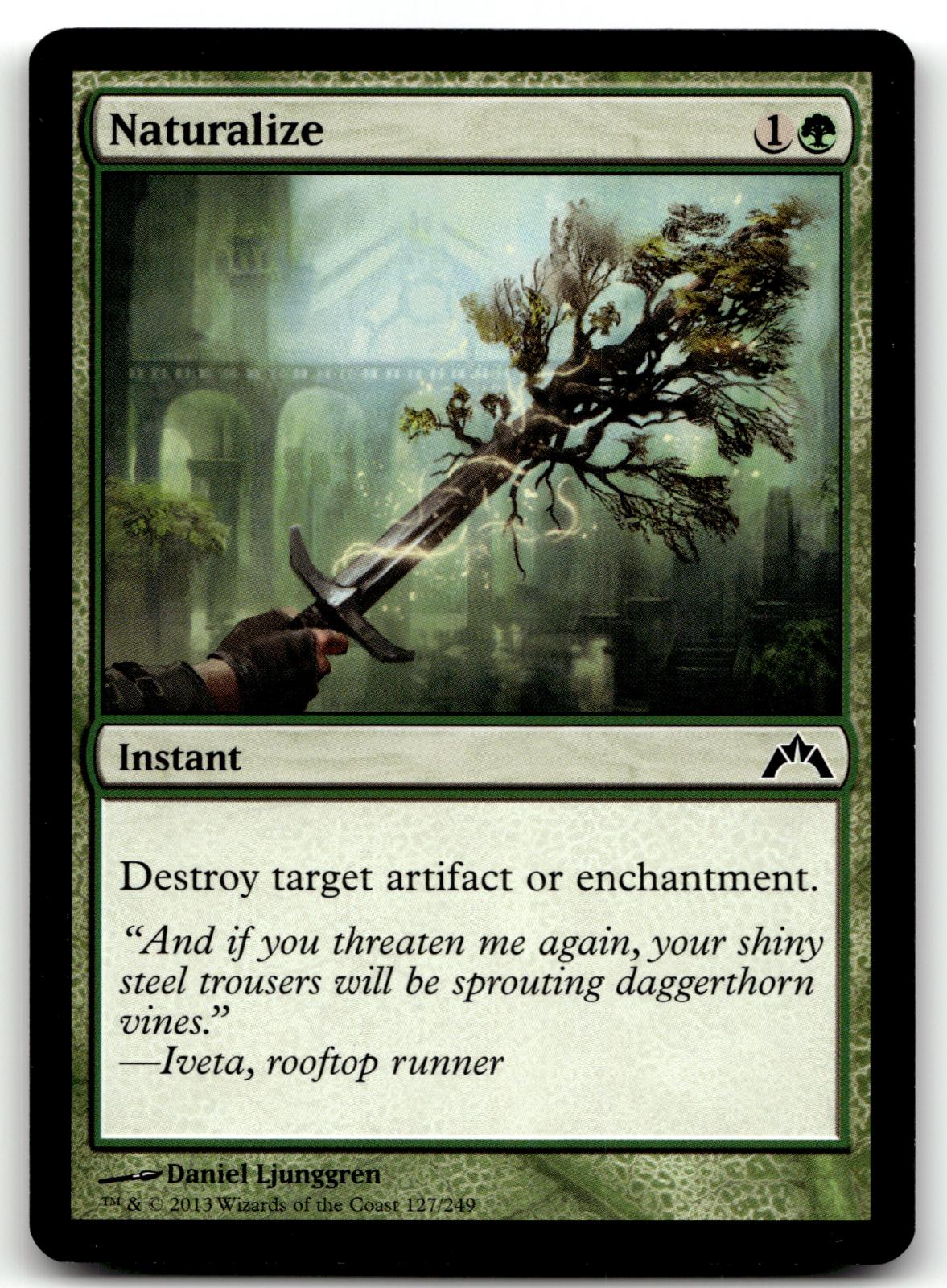 Naturalize 127 Common Gatecrash Magic: The Gathering Near Mint