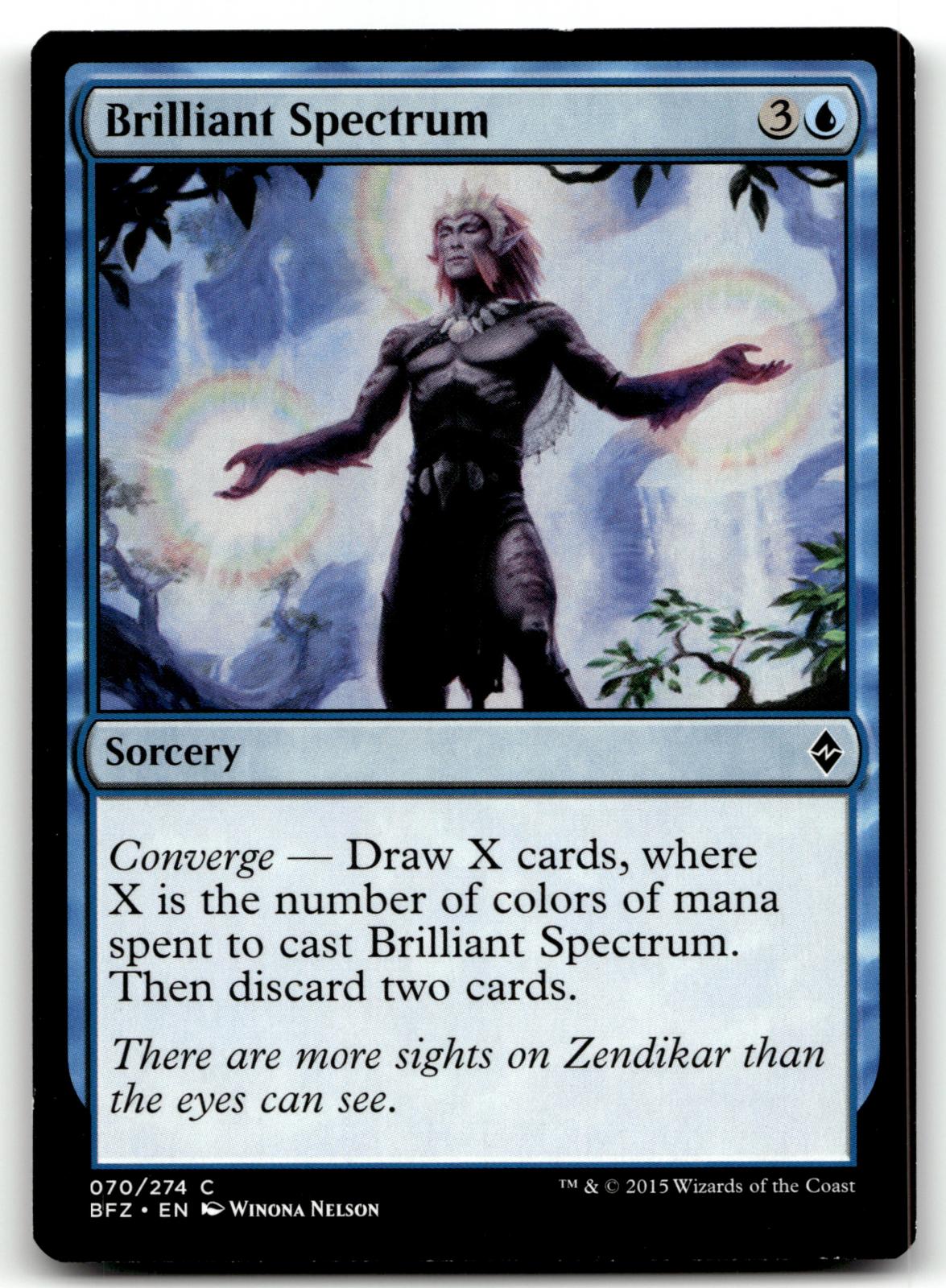 Brilliant Spectrum 70 Common Battle for Zendikar Magic: The Gathering Near Mint