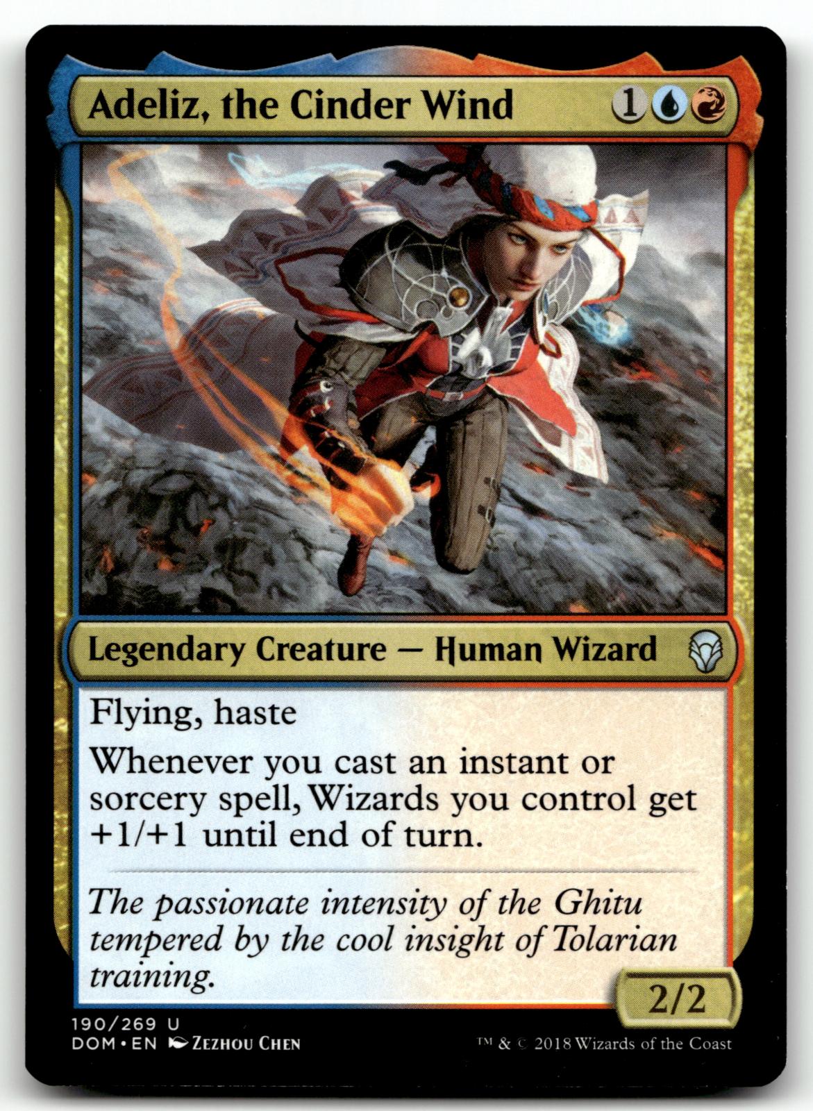 Adeliz, the Cinder Wind 190 Uncommon Dominaria Magic: The Gathering Near Mint