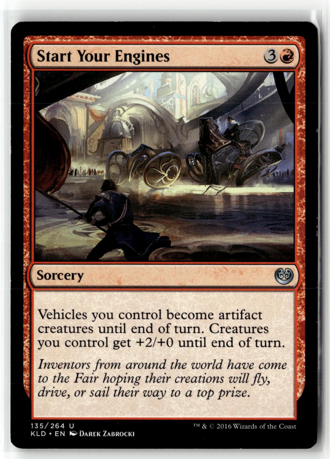 Start Your Engines 135 Uncommon Kaladesh Magic: The Gathering Near Mint