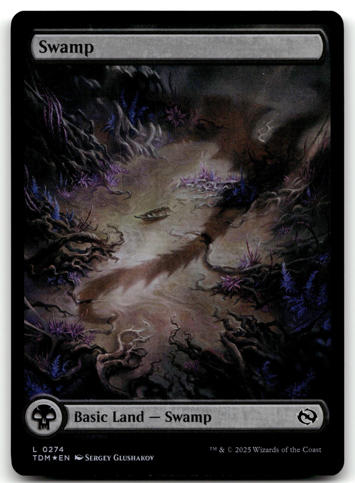 Swamp (0274) 274 Land Tarkir: Dragonstorm Magic: The Gathering Foil Near Mint