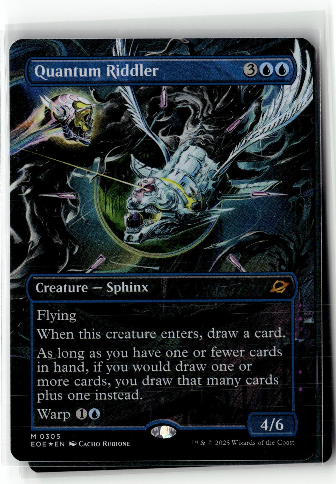 Quantum Riddler (Borderless) 305 Edge of Eternities Magic: The Gathering Foil NM