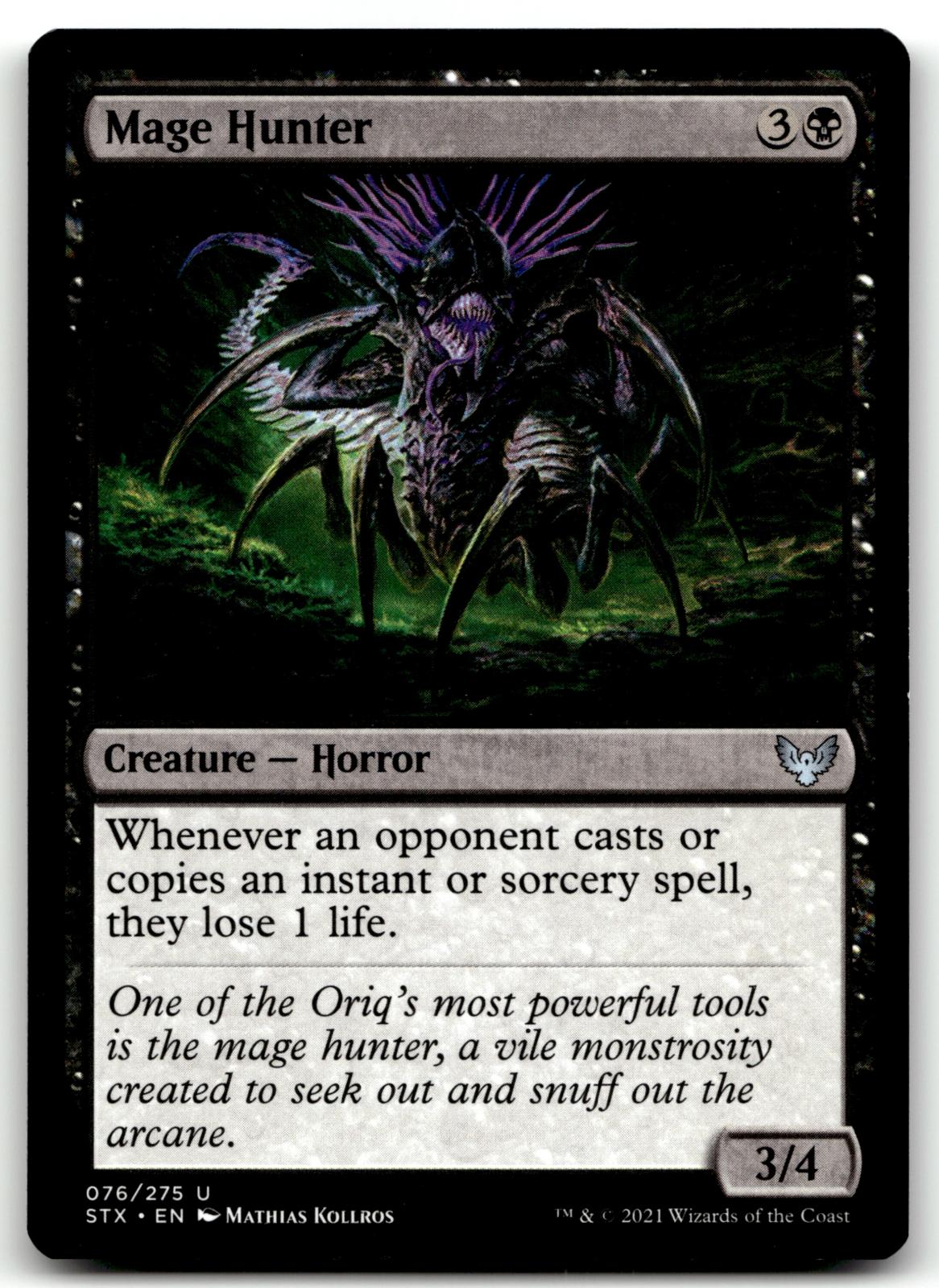 Mage Hunter 76 Uncommon Strixhaven: School of Mages Magic: The Gathering NM