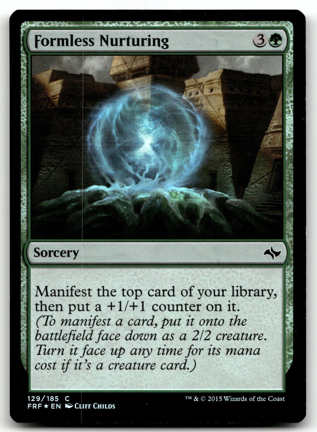 Formless Nurturing 129 Common Fate Reforged Magic: The Gathering Near Mint