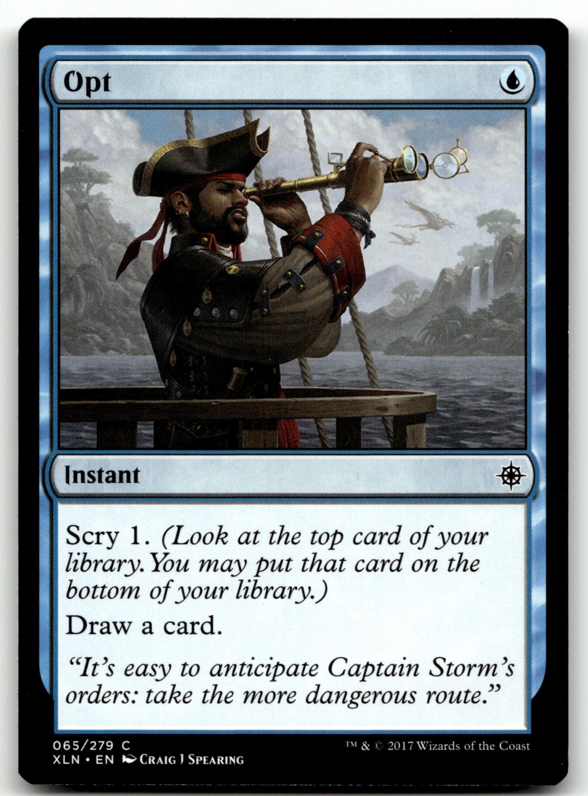 Opt 65 Common Ixalan Magic: The Gathering Near Mint