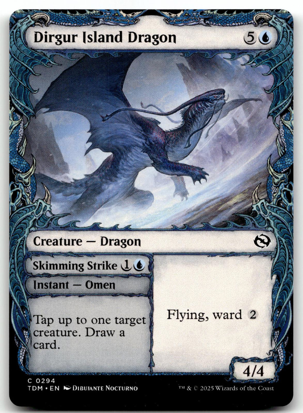 Dirgur Island Dragon (Showcase) 294 Tarkir: Dragonstorm Magic: The Gathering NM