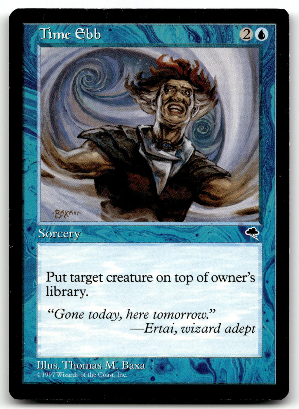 Time Ebb 96 Common Tempest Magic: The Gathering Near Mint