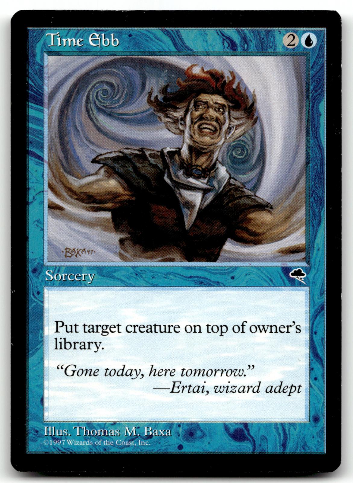 Time Ebb 96 Common Tempest Magic: The Gathering Near Mint
