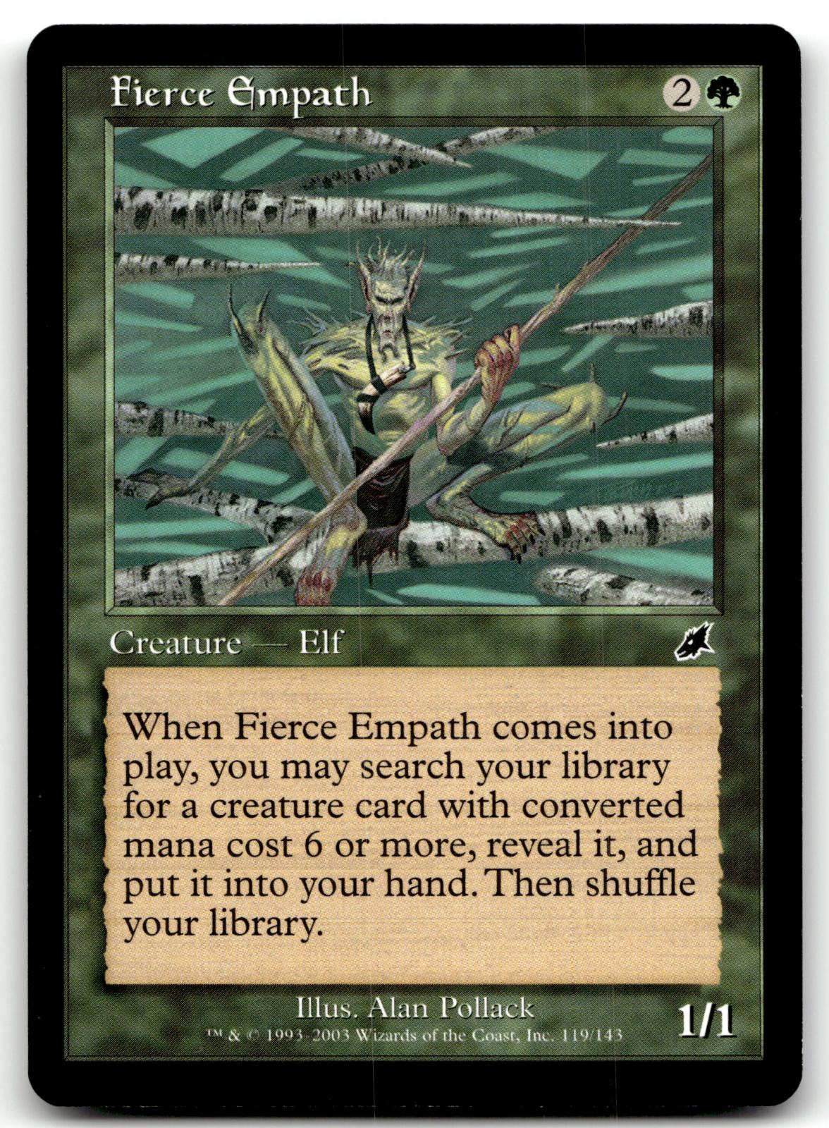 Fierce Empath 119 Common Scourge Magic: The Gathering Near Mint
