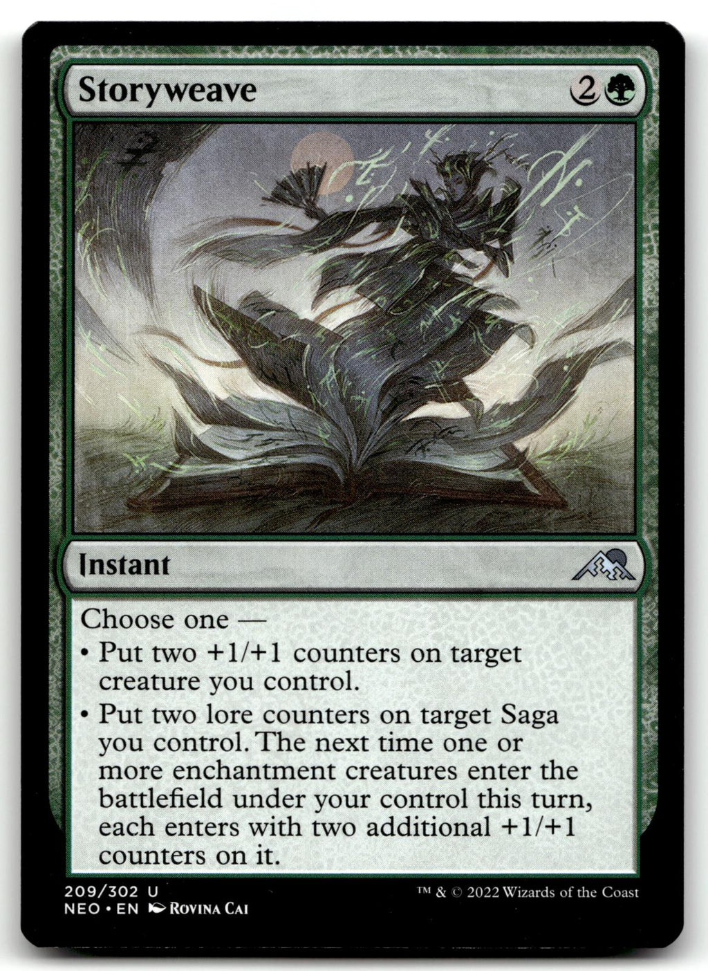 Storyweave 209 Uncommon Kamigawa: Neon Dynasty Magic: The Gathering Near Mint