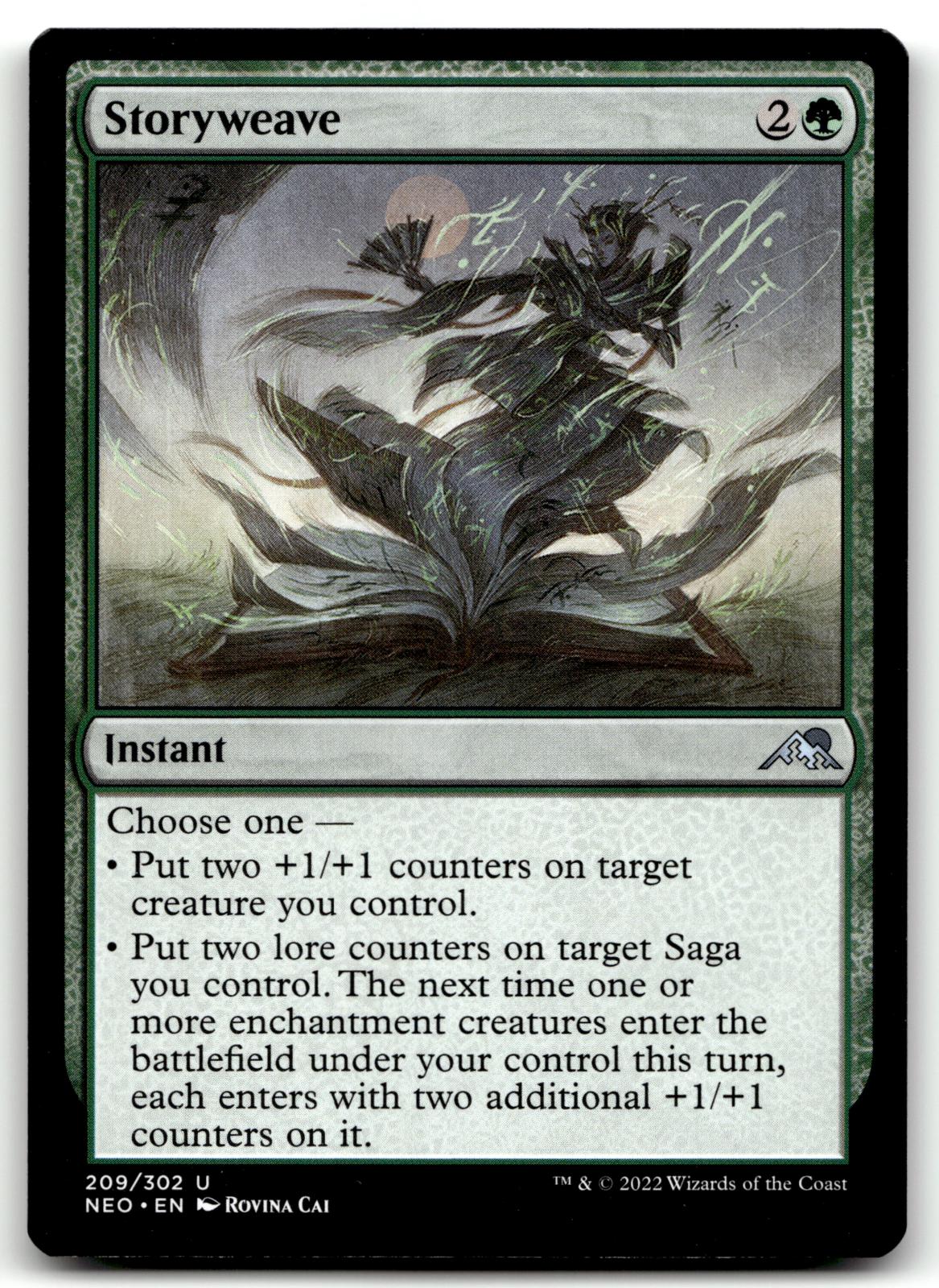 Storyweave 209 Uncommon Kamigawa: Neon Dynasty Magic: The Gathering Near Mint