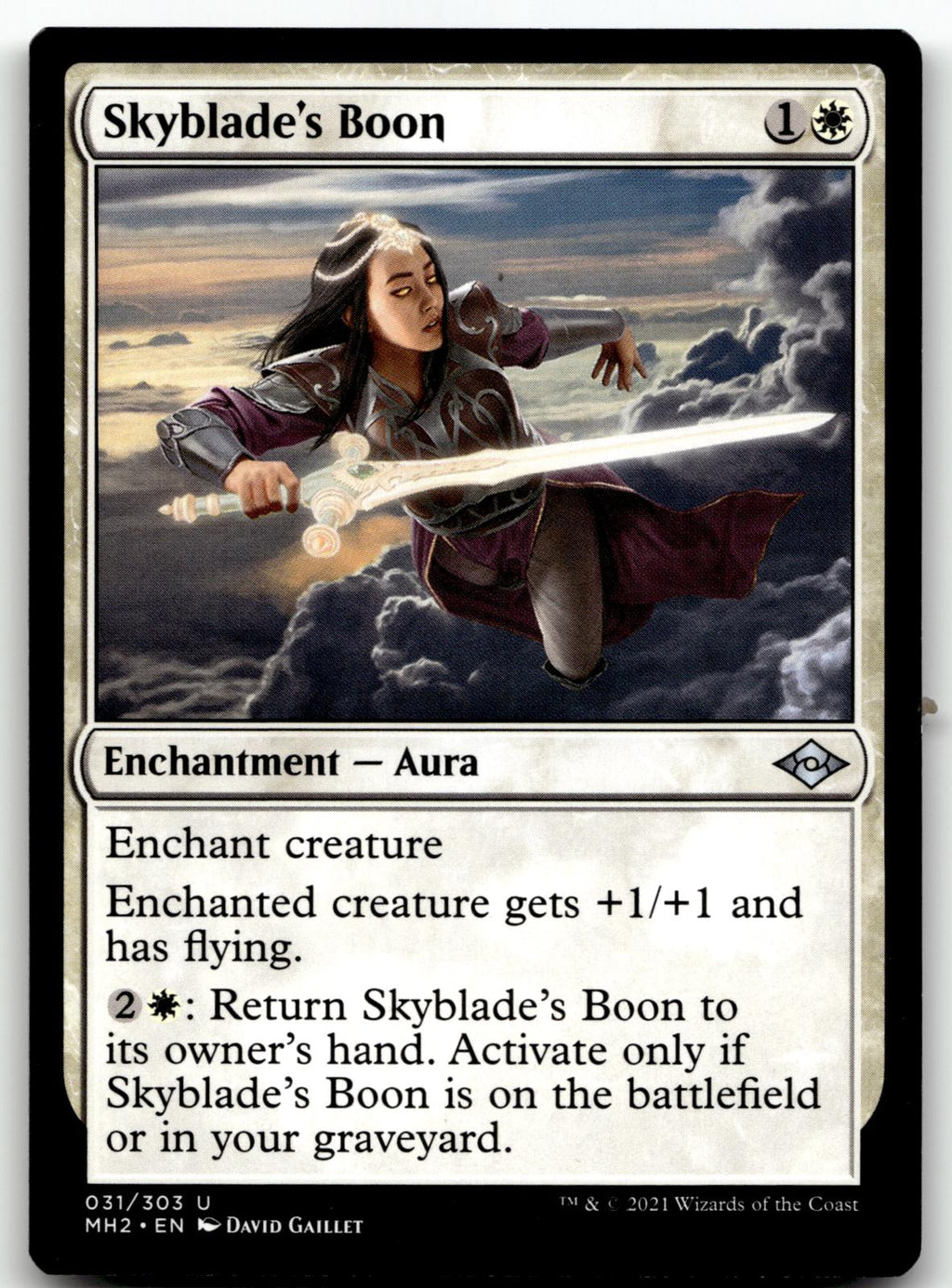 Skyblade's Boon 31 Uncommon Modern Horizons 2 Magic: The Gathering Near Mint