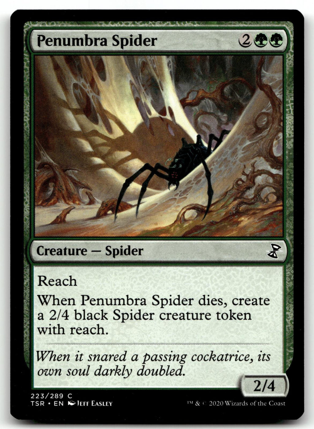 Penumbra Spider 223 Common Time Spiral: Remastered Magic: The Gathering NM