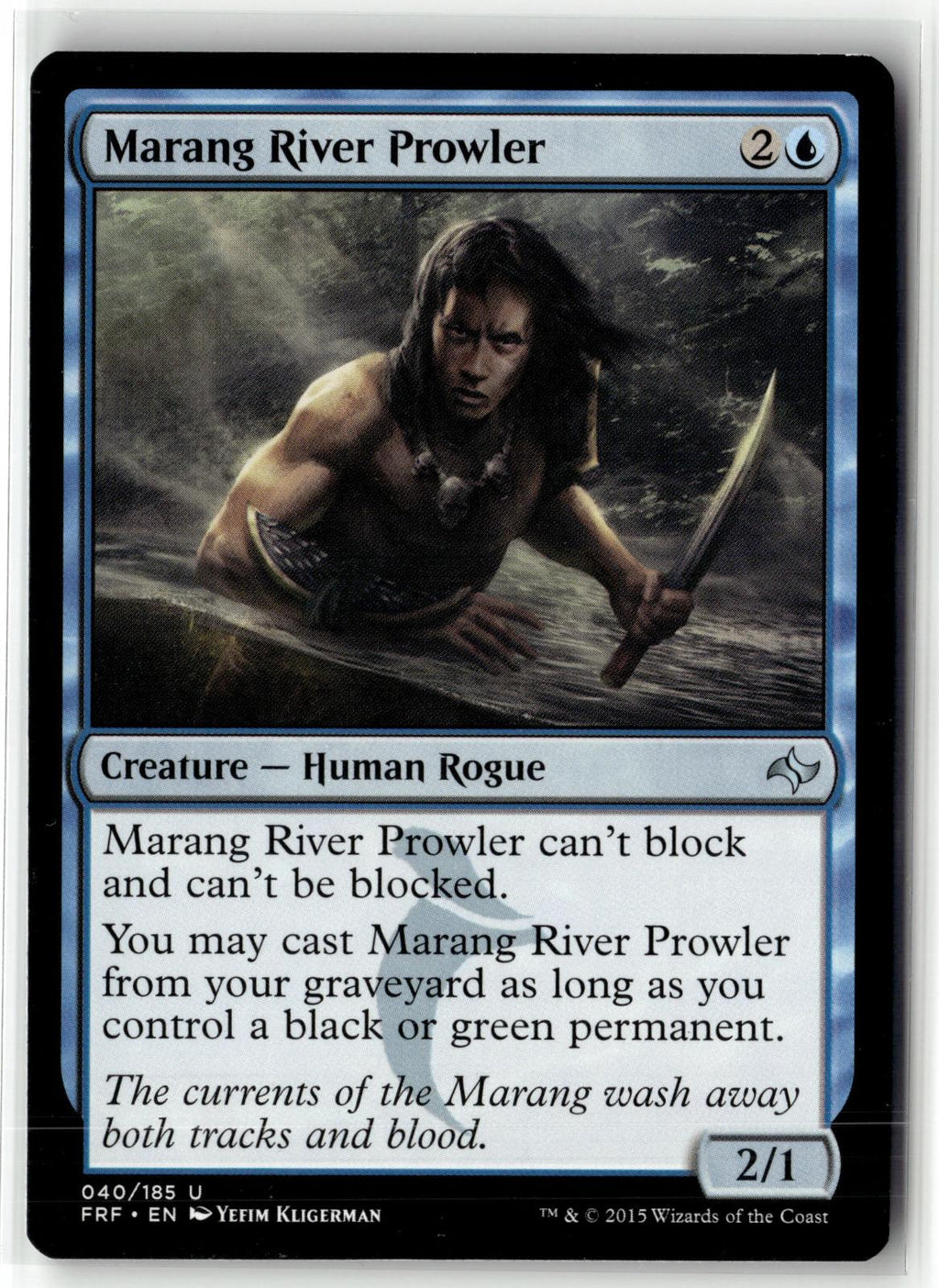 Marang River Prowler 40 Uncommon Fate Reforged Magic: The Gathering Near Mint