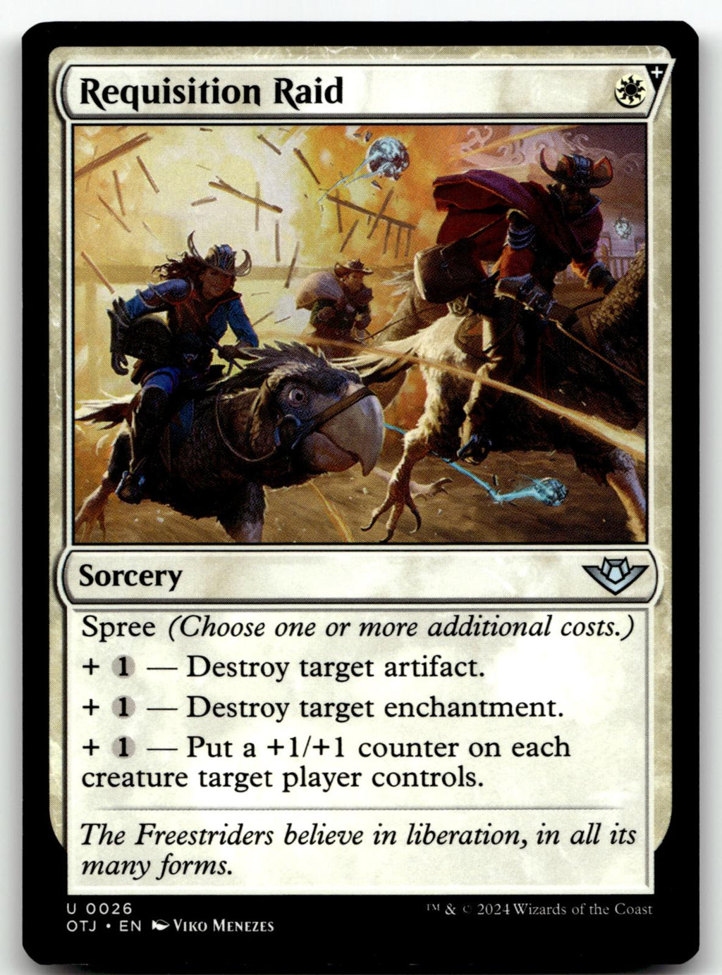 Requisition Raid 26 Uncommon Outlaws of Thunder Junction Magic: The Gathering NM