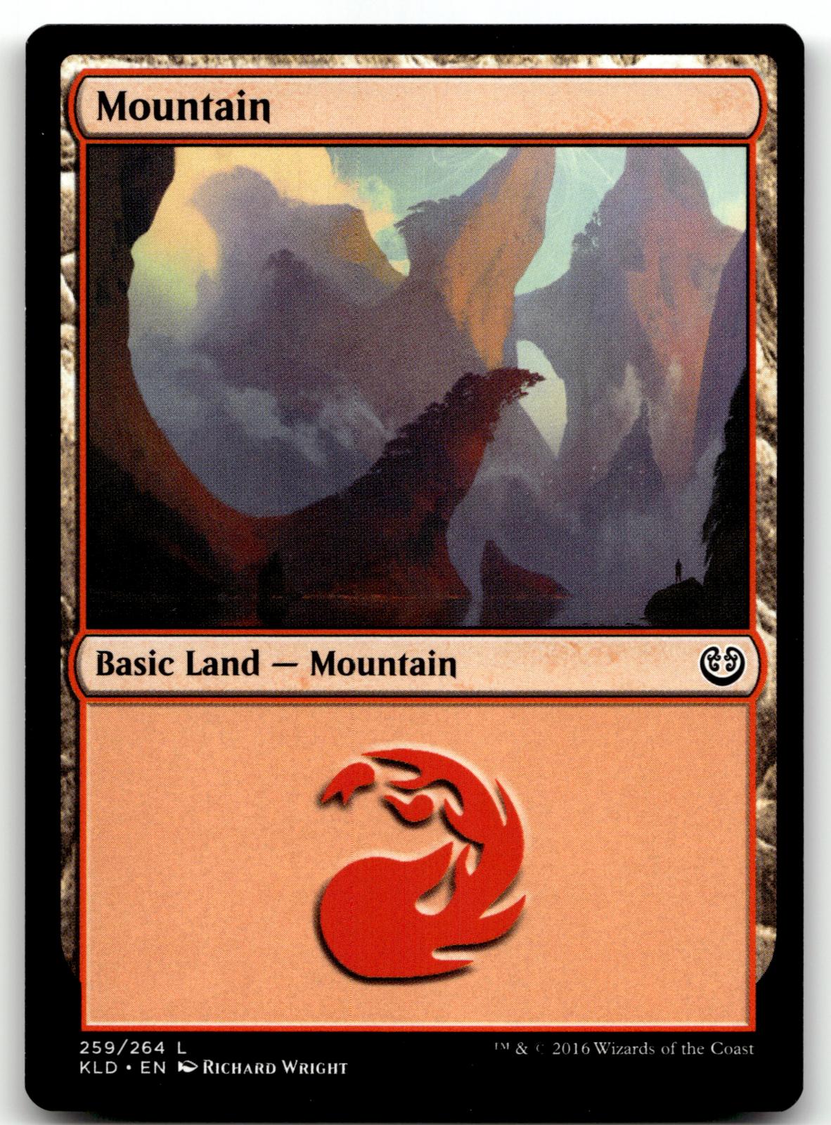 Mountain (259) 259 Land Kaladesh Magic: The Gathering Near Mint