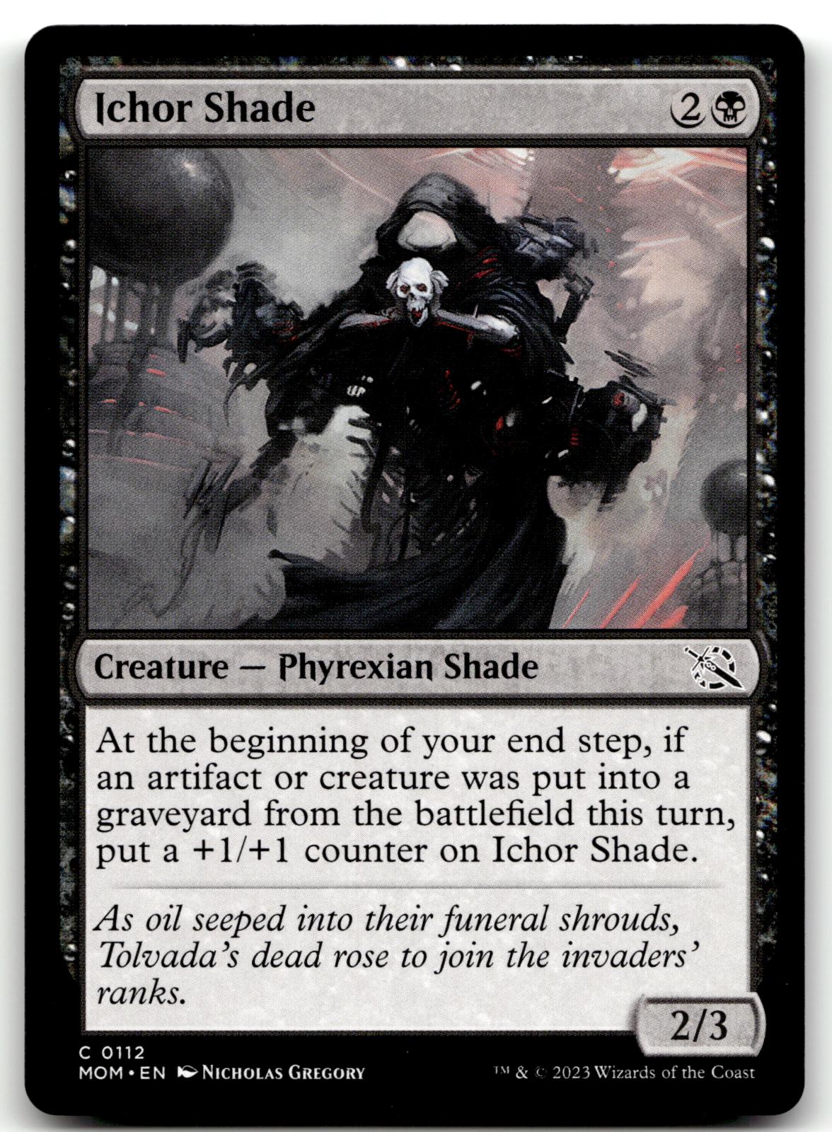 Ichor Shade 112 Common March of the Machine Magic: The Gathering Near Mint