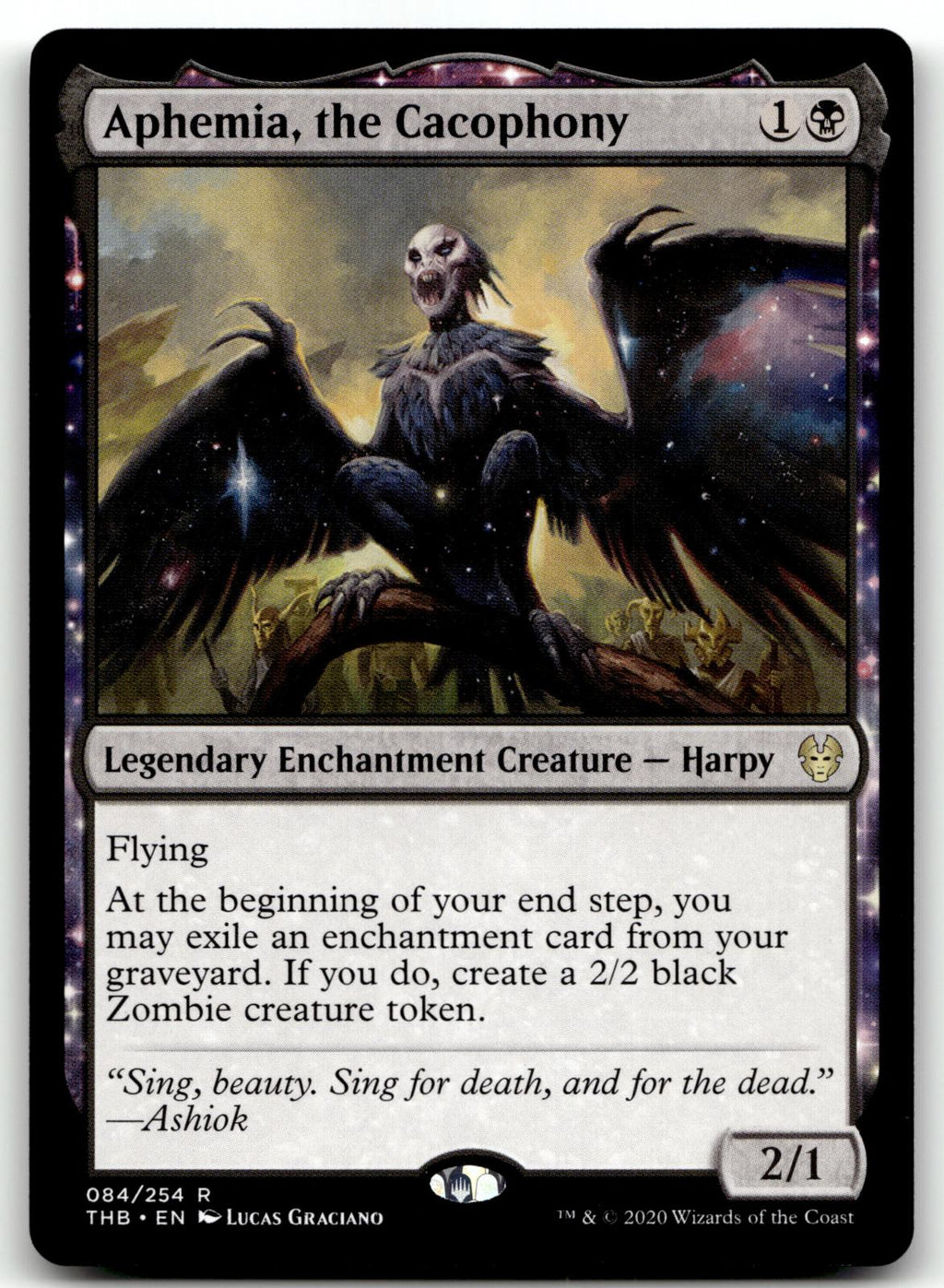 Aphemia, the Cacophony 84 Rare Theros Beyond Death Magic: The Gathering NM
