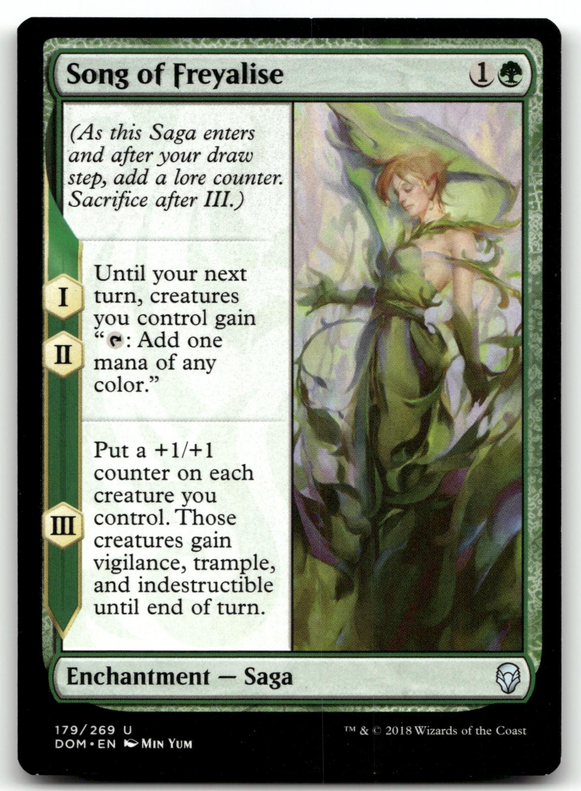 Song of Freyalise 179 Uncommon Dominaria Magic: The Gathering Near Mint
