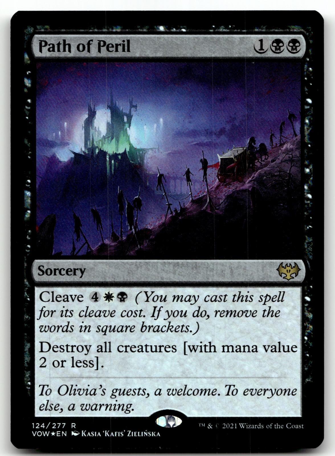 Path of Peril 124 Rare Innistrad: Crimson Vow Magic: The Gathering Foil NM