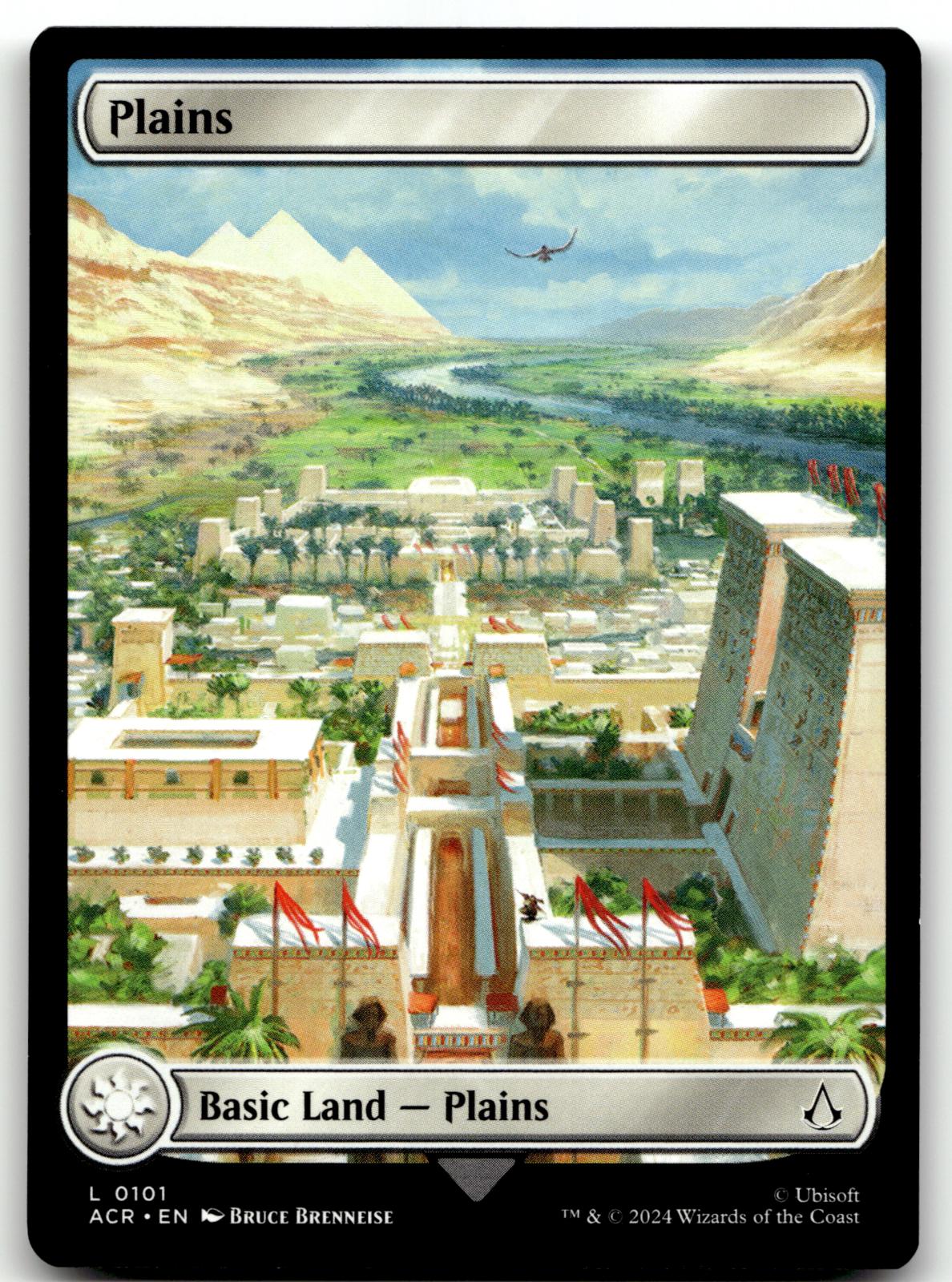 Plains (0101) 101 Universes Beyond: Assassin's Creed Magic: The Gathering NM