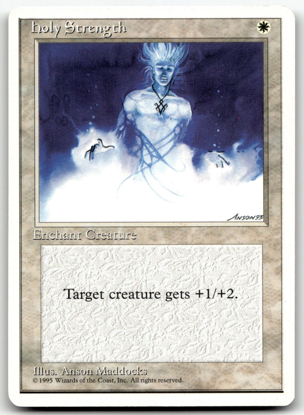 Holy Strength Common Fourth Edition Magic: The Gathering Near Mint