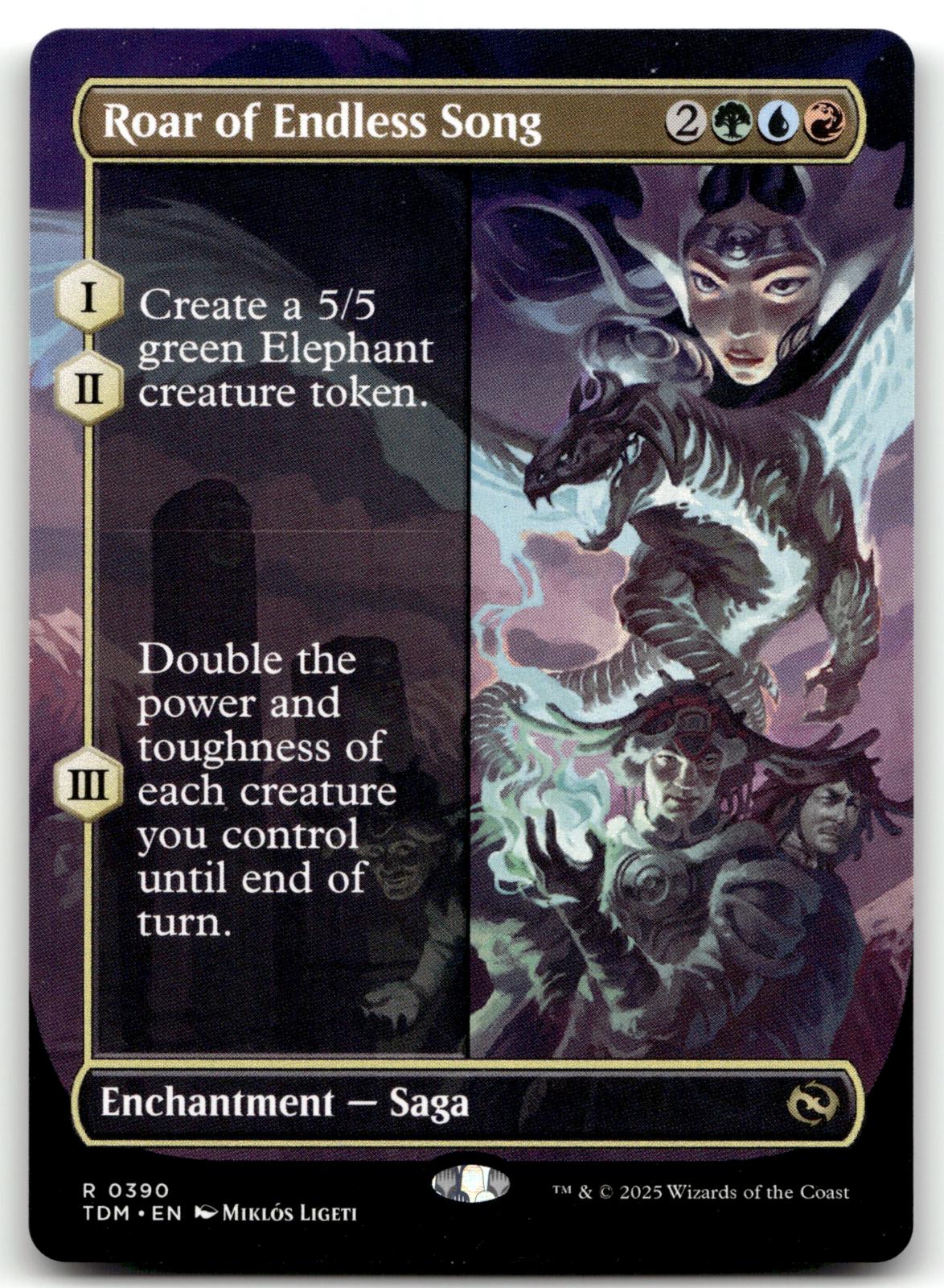 Roar of Endless Song (Borderless) 390 Tarkir: Dragonstorm Magic: 