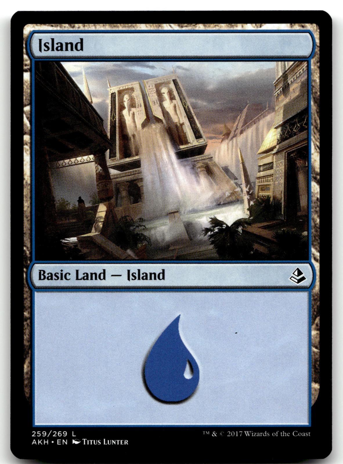 Island (259) 259 Land Amonkhet Magic: The Gathering Near Mint