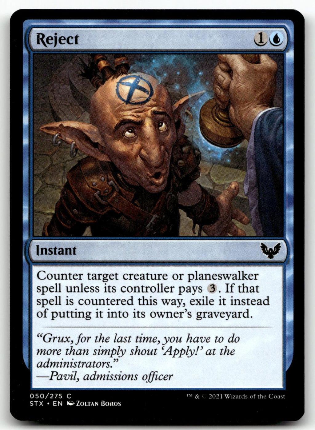 Reject 50 Common Strixhaven: School of Mages Magic: The Gathering Near Mint