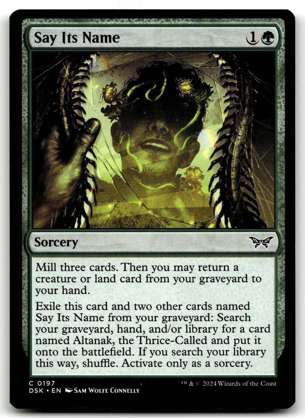 Say Its Name 197 Common Duskmourn: House of Horror Magic: The Gathering NM