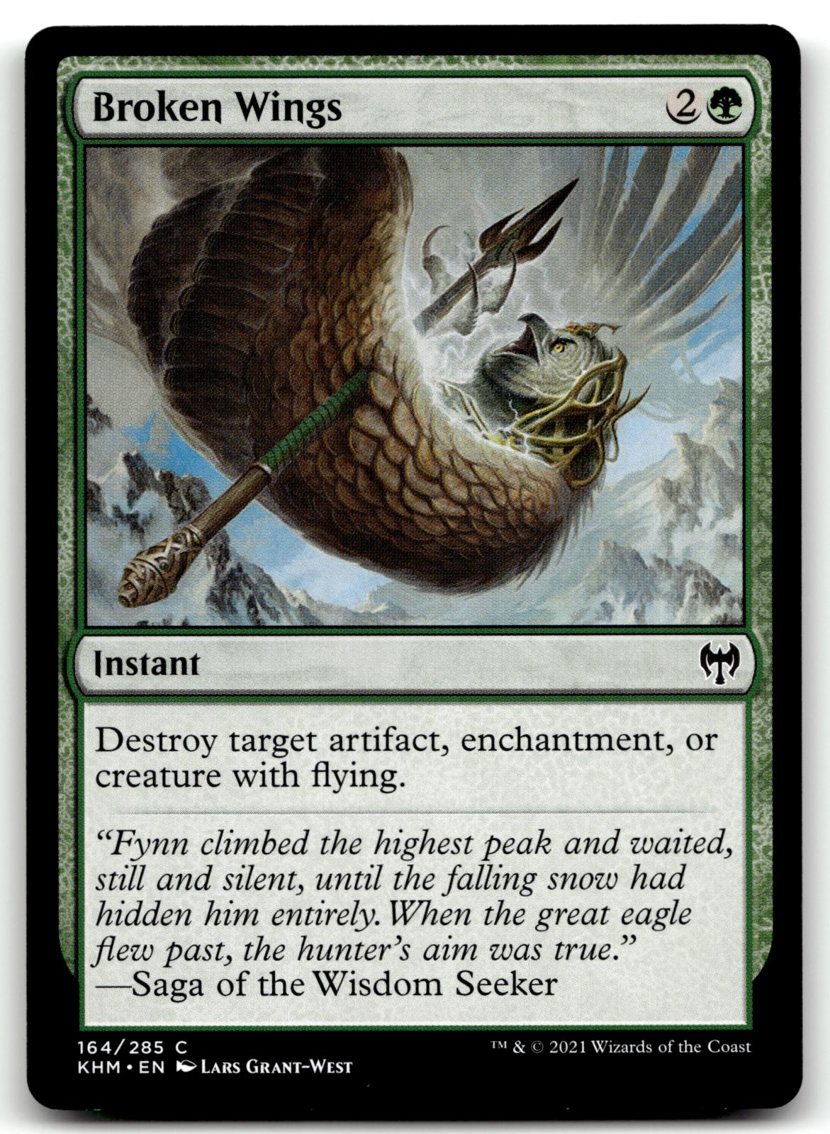 Broken Wings 164 Common Kaldheim Magic: The Gathering Near Mint