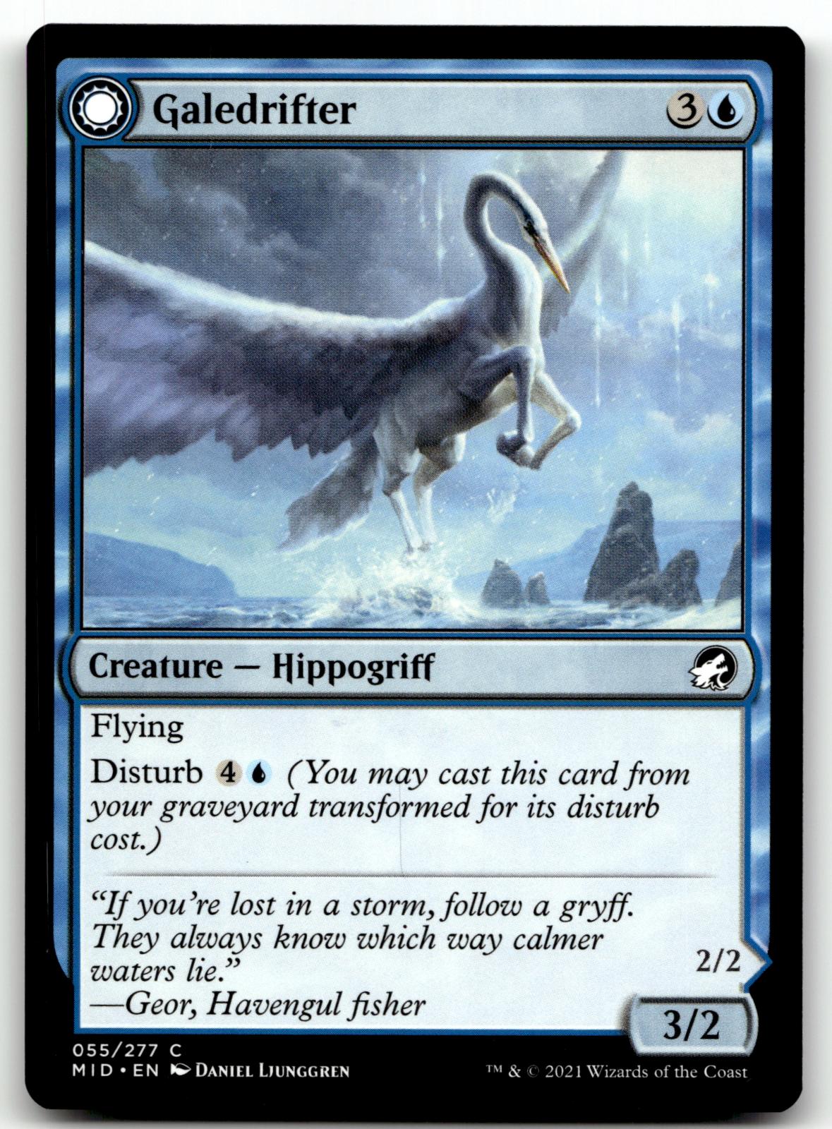 Galedrifter 55 Common Innistrad: Midnight Hunt Magic: The Gathering Near Mint