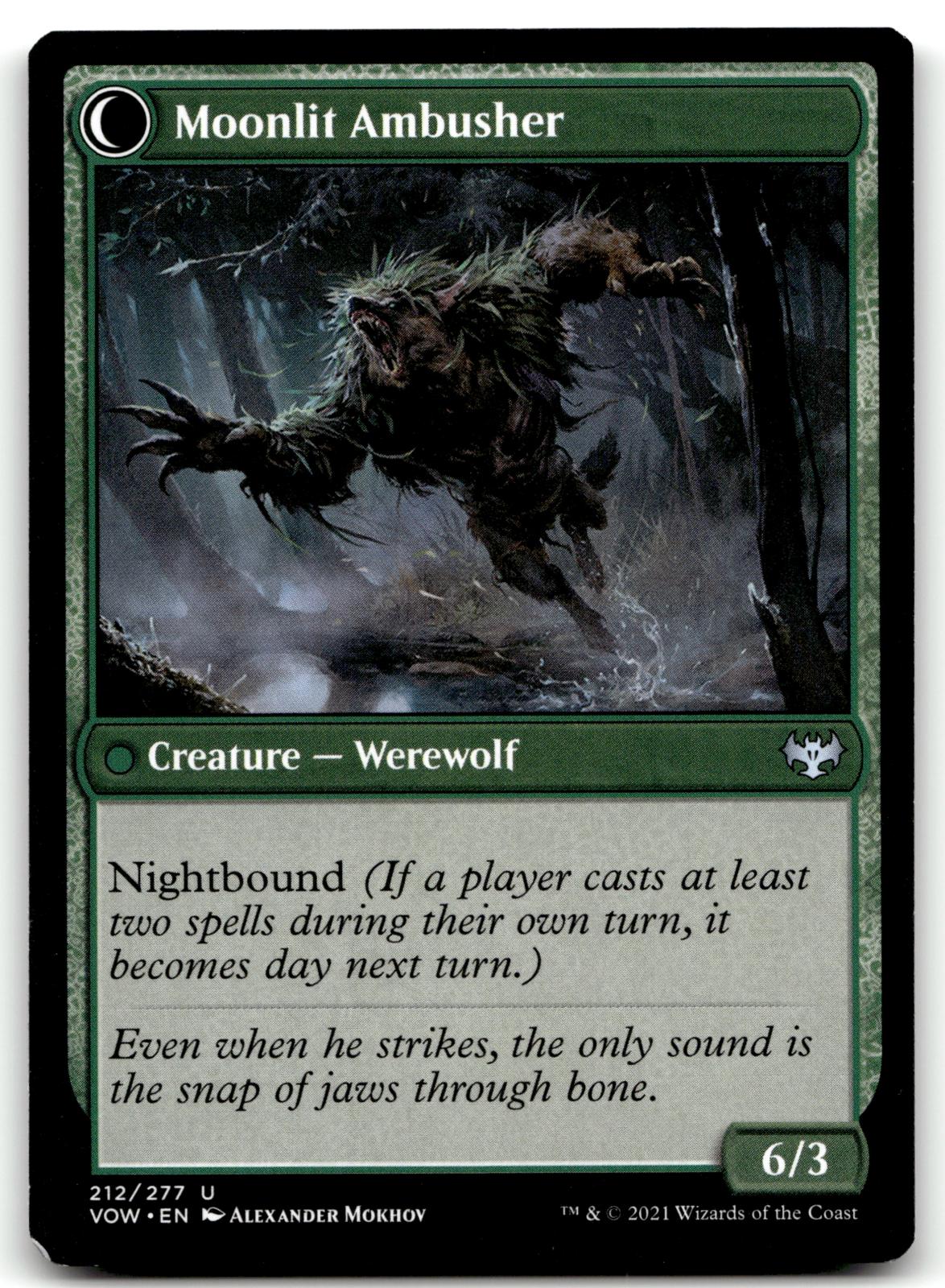 Oakshade Stalker 212 Uncommon Innistrad: Crimson Vow Magic: The Gathering NM
