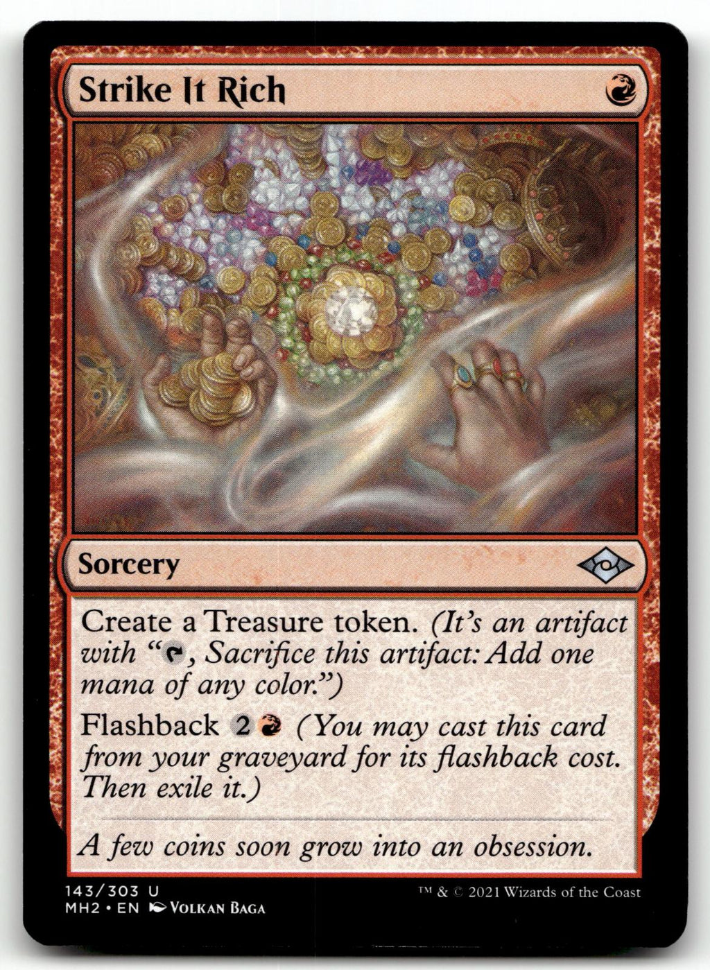 Strike It Rich 143 Uncommon Modern Horizons 2 Magic: The Gathering Near Mint
