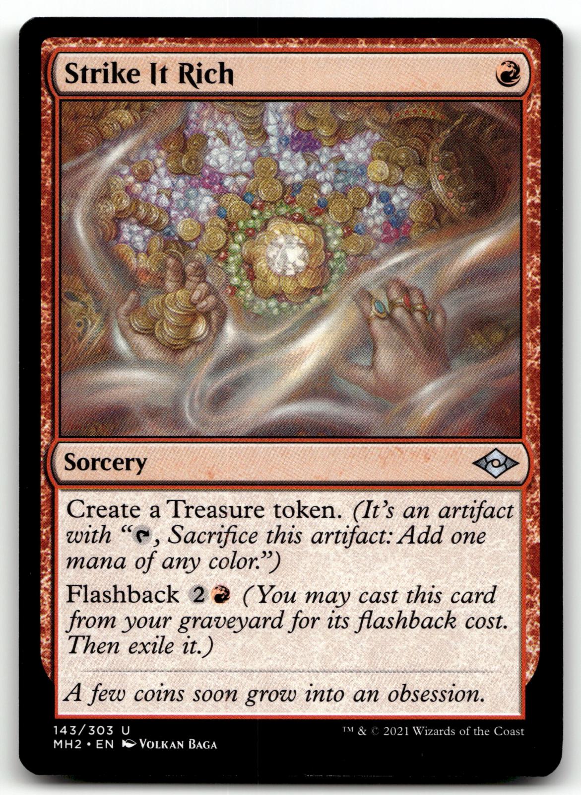 Strike It Rich 143 Uncommon Modern Horizons 2 Magic: The Gathering Near Mint