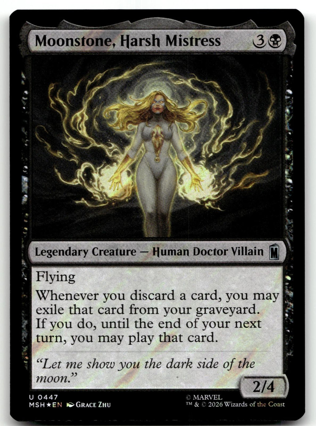 Moonstone, Harsh Mistress (Surge Foil) 447 Holo Marvel Super Heroes Magic: 